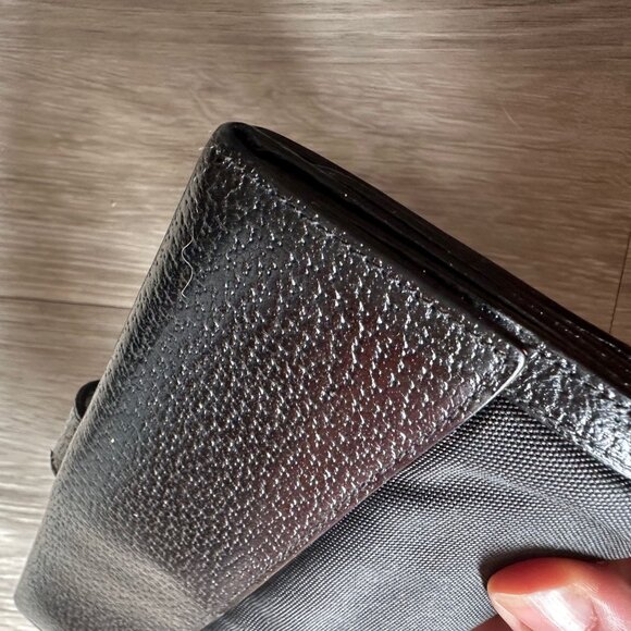 Gucci Black Nylon and Leather Long Wallet - Picture 8 of 12